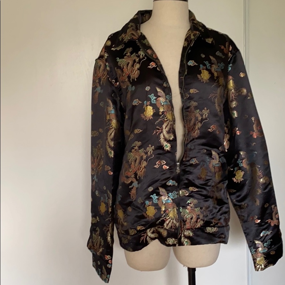Embroidery dragon jacket